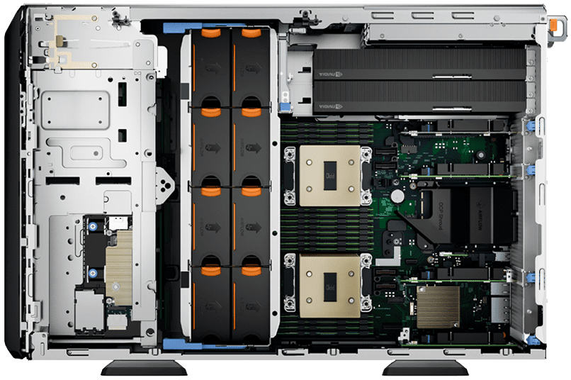 Dell PowerEdge T560 Tower Server Inside