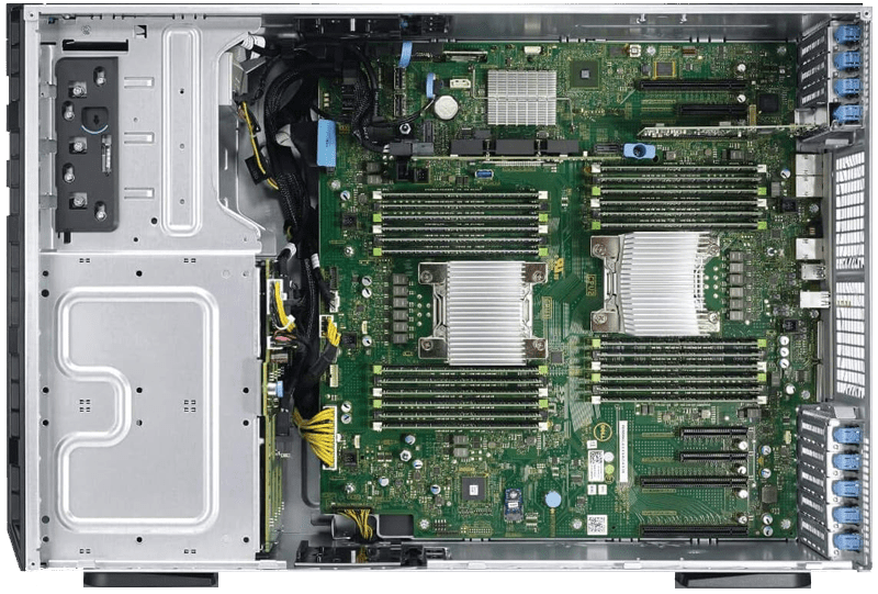 Dell PowerEdge T630 Tower Server Inside