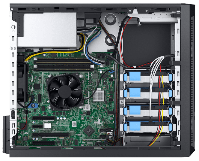 Dell PowerEdge T140 Tower Server Inside
